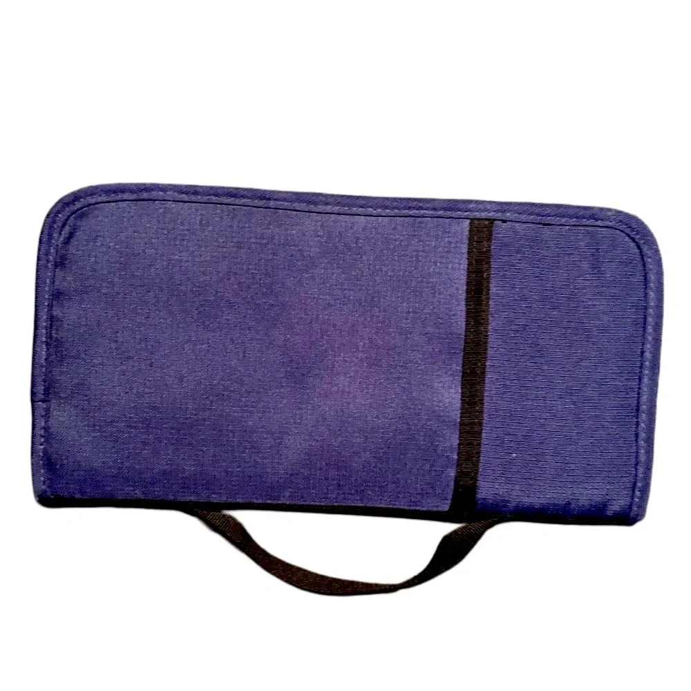 LLBean Navy Nylon Traveler Wallet